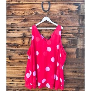 LANE BRYANT | Modern Swing Double-Layer Chiffon Tank 24